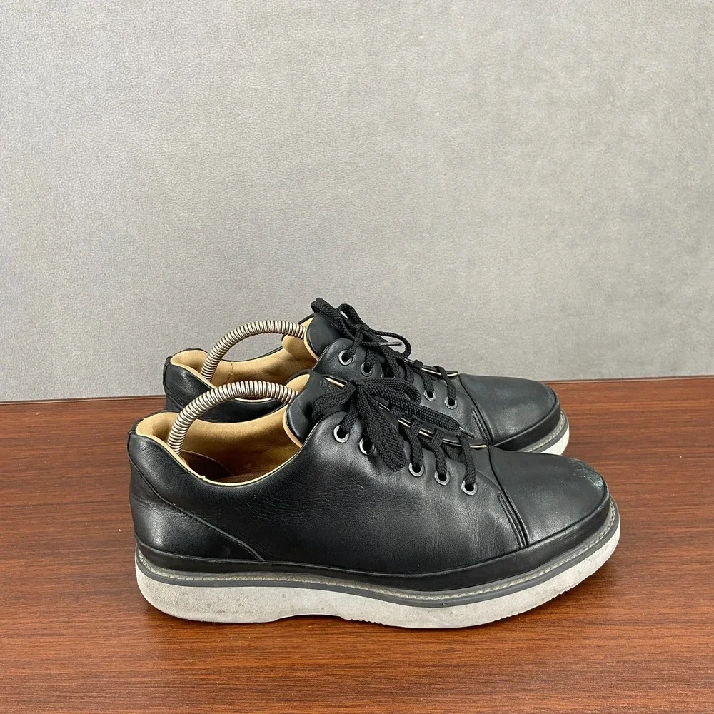 Samuel Hubbard Fast M1300-008 Mens 9 M‎ Dress Shoes Black Leather Lace Up Oxford